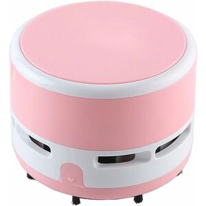 Mini Portable Cordless Desktop Vacuum / Dust Sweeper for Home Office Keyboard Pink Robot Vacuum Cleaner - Denuotop