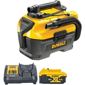 DCV584 18V xr 7 Litre L-Class Wet & Dry Vacuum Cleaner With 1 x 5.0Ah Battery & Charger - Dewalt