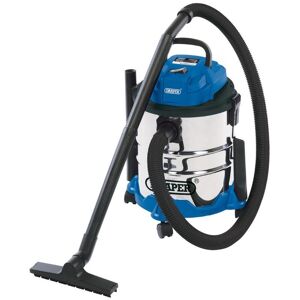 Draper - 20515 - 20L Wet and Dry Vacuum Cleaner with Stainless Steel Tank (1250W) 240V