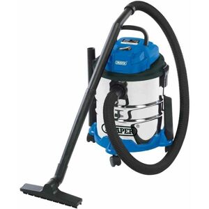 Draper - 20L Wet and Dry Vacuum Cleaner with Stainless Steel Tank (1250W) (20515)