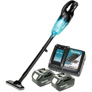 Makita DCL180Z 18V LXT Black Vacuum Cleaner With 2 x 5.0Ah Batteries & Charger