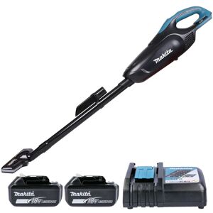 Makita DCL182Z 18V LXT Black Vacuum Cleaner With 2 x 3.0Ah Batteries & Charger
