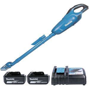 Makita DCL182 18V LXT Li-Ion 500ml Vacuum Cleaner With 2 x 3.0Ah Batteries & Charger