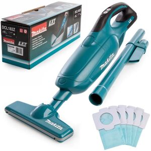 Makita - DCL182Z 18v lxt Lithium Ion Vacuum Cleaner Cordless High Low + 5 Bags