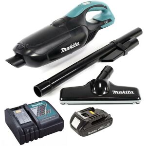 Makita - DCL182ZB 18v Black lxt Lithium Ion Vacuum Cleaner Cordless + 1 x Battery