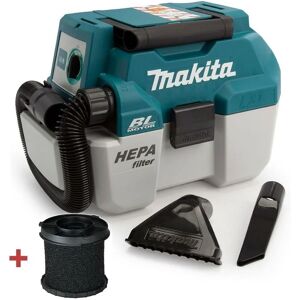 Makita - DVC750LZ 18V Brushless Wet & Dry Vacuum Cleaner lxt L-Class + Wet Filter