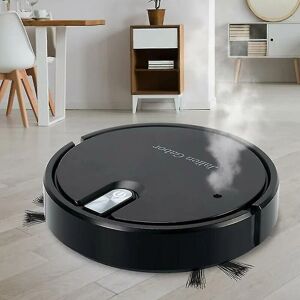 AlwaysH Robot Vacuum Cleaner 5 in 1 Cordless Vacuum Cleaner with LED Mood Lights Humidifying Vacuum Cleaner-COLOR：Black