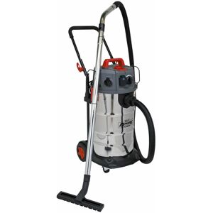 Vacuum Cleaner Industrial Dust-Free Wet/Dry 38L 1500W/230V Stainless Steel Drum m Class Filtration PC380M - Sealey