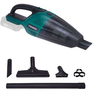 Vonroc - Powerful cordless vacuum cleaner – VPower 20V (Excl. battery and charger) – 0.5L tank – Incl. 3 nozzles