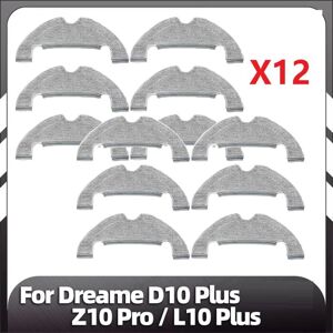 Tlily - 12 pcs Washable Mop Pads for D10/Z10/L10 Robot Vacuum