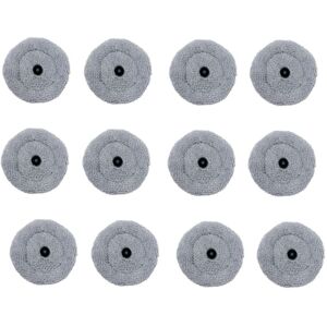 Tlily - 12PC Round Mop Cloths For S8 MaxV Ultra Robot Vacuum Cleaner