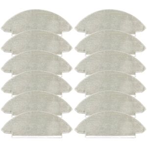Tlily - 12PCS Washable Mop Cloth For Alpha 2 Pro Robot Vacuum Cleaner