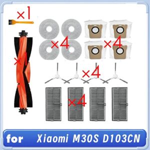 Tlily - 18 Pcs for M30S D103CN Robot Vacuum Cleaner Cleaning Kit