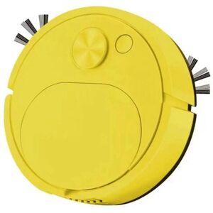 Tlily - Automatic Vacuum Cleaners usb Charging Mini Cleaning Machine Smart Sweeping Mopping Robot Cleaners,Yellow
