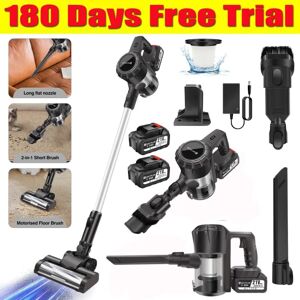 Dayplus - Cordless Vacuum Cleaner Pet Hair Handheld Stick Vacuum Strong Suction + 2X Battery