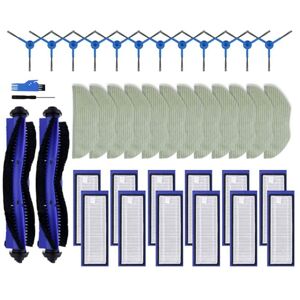 TLILY For RoboVac L70 Hybrid Robot Vacuum Cleaner Main Roller Side Brush Mop Cloths Rags Hepa Filters Accessories