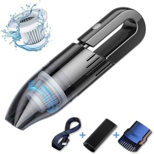 Gotrays - Mini Handheld Vacuum Cleaner Cordless Portable with 6kPa Powerful Suction and 120W High Power, Fast Charging for Pet Hair, Home and Car