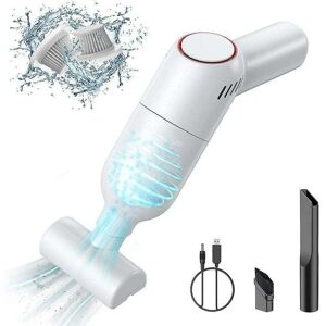 Ymyny - Cordless Handheld Vacuum Cleaner: Mini Rechargeable Handheld Vacuum Cleaner, Strong Suction, Wet and Dry Portable Car Vacuum Cleaner for Car Ymyny - Cordless Handheld Vacuum Cleaner: Mini Rechargeable Handheld Vacuum Cleaner, Strong Suction, Wet and Dry Portable Car Vacuum Cleaner for Car