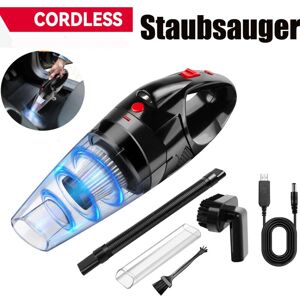 Dayplus - Portable Cordless Handheld Vacuum Cleaner Car Home Pet Hair Wet Dry Cleaner 3In1 Dayplus - Portable Cordless Handheld Vacuum Cleaner Car Home Pet Hair Wet Dry Cleaner 3In1