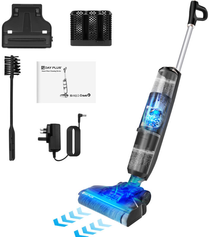 Briefness - Cordless Vacuum Cleaner Hoover Bagless Powerful Carpet Upholstery Floor Cleaning