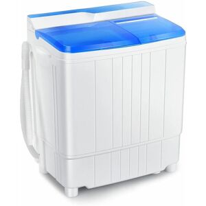 Costway - Twin Tub Washing Machine Portable Laundry Washer Machine 3.5KG Washer+1KG Dryer