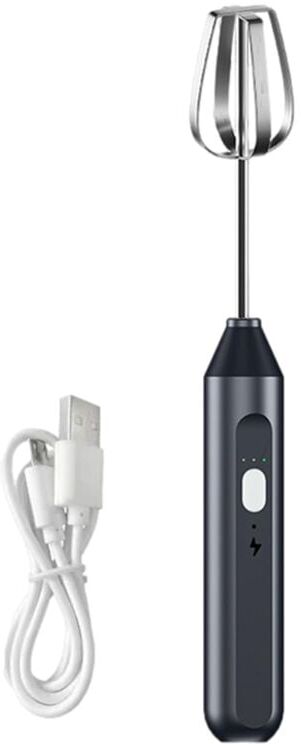 TLILY Electric Hand Mixer,Stainless Steel Stirring Whisk,Immersion Blender Cordless Mixer Whisk,3Speed Adjustable Frother