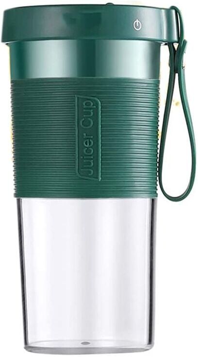 Tlily - Mini Portable Blender,Smoothie Shake Maker with Three Blades, Multi-Function Handheld Juicer Cup,320ML,Green