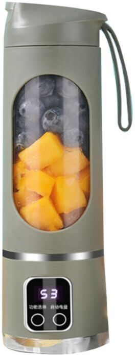 Tlily - usb Rechargeable Portable Blender 8 Blade Mini Ice Crusher Green
