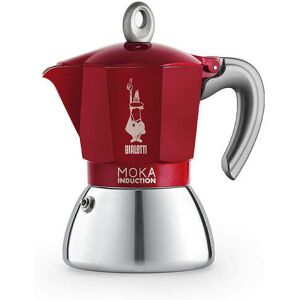 Moka Induction 4 Cup Espresso Maker Red - Bialetti