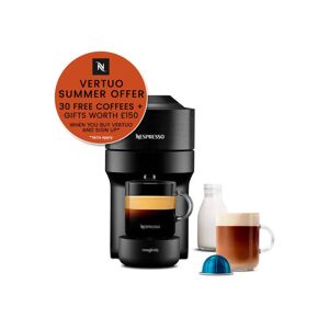 Nespresso Vertuo Pop Liquorice Black With free Gift - Magimix