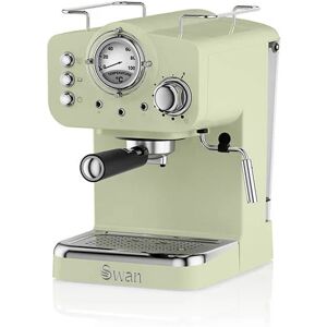 Swan - Retro Green Pump Espresso Coffee Machine