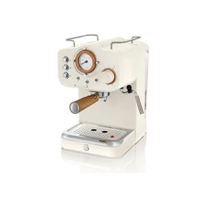 Swan Nordic Cotton White Pump Espresso Coffee Machine