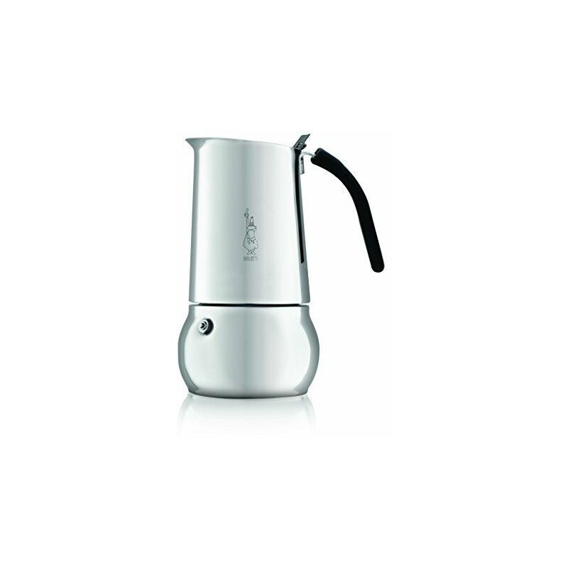 Kitty Freestanding Manual Drip coffee maker 4cups Black,Stainless steel - Bialetti