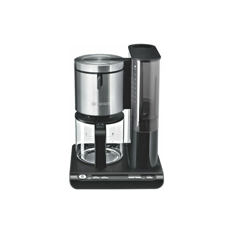 TKA8633 freestanding Drip coffee maker 1.25L 15cups Black,Stainless steel coffee maker - Bosch