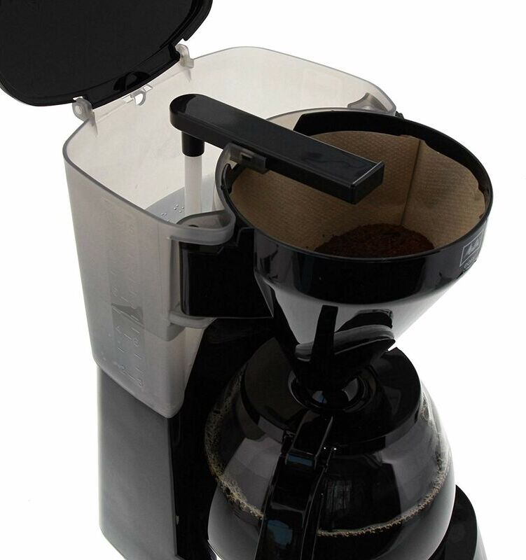 Easy Timer Freestanding Semi-auto Drip coffee maker 1.25L 10cups Black - Melitta