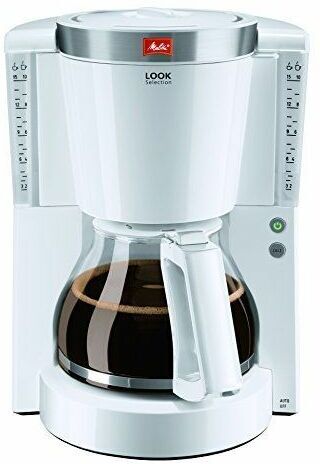 Look iv Selection Freestanding Drip coffee maker 15cups White - Melitta