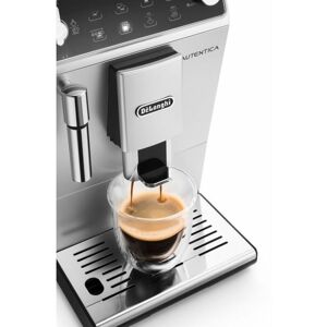 Autentica freestanding Fully-auto Espresso machine 2cups Black,Silver - Delonghi