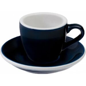 Espresso cup with a saucer Loveramics Egg Denim, 80 ml