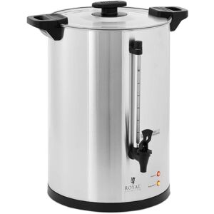 ROYAL CATERING Filter Coffee Machine 20 l stainless steel with drain tap