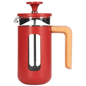 La Cafetière - La Cafetiere Pisa 3 Cup Cafetiere Red Wood Handle