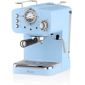 Swan - Retro Blue Pump Espresso Coffee Machine