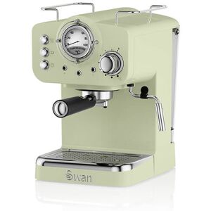 Swan - Retro Green Pump Espresso Coffee Machine