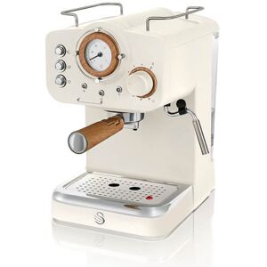 Swan Nordic Cotton White Pump Espresso Coffee Machine