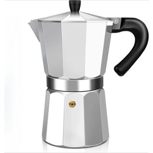 YS-YALOTRS Aluminum Espresso Stovetop Moka Pot Express Coffee Maker Percolator Italian Classic Mocha Coffee Machine for Italian and Cuban Cafe Brewing, 300ml 6 YS-YALOTRS Aluminum Espresso Stovetop Moka Pot Express Coffee Maker Percolator Italian Classic Mocha Coffee Machine for Italian and Cuban Cafe Brewing, 300ml 6