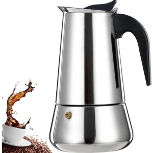 YS-YALOTRS Stainless Steel Espresso Machine Hot Plate Moka Pot Espresso Machine Percolator Italian Coffee Maker Capable Mocha Coffee Machine Classic Coffee YS-YALOTRS Stainless Steel Espresso Machine Hot Plate Moka Pot Espresso Machine Percolator Italian Coffee Maker Capable Mocha Coffee Machine Classic Coffee