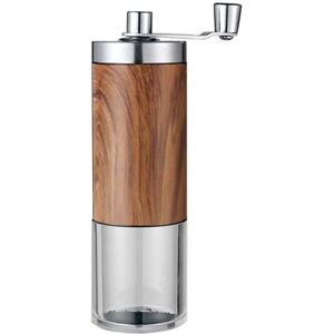 BASETBL Stainless steel manual coffee grinder, ceramic hand grinder for Aeropress, drip coffee, espresso, French press, Turkish brew, coffee gift, straight BASETBL Stainless steel manual coffee grinder, ceramic hand grinder for Aeropress, drip coffee, espresso, French press, Turkish brew, coffee gift, straight