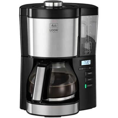 Look v Timer Black Filter Coffee Machine 1025-08 - Melitta Look v Timer Black Filter Coffee Machine 1025-08 - Melitta