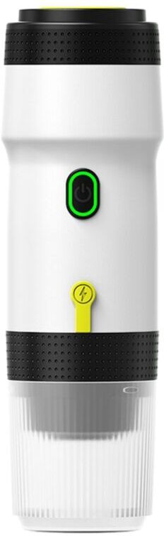 TLILY 60ml Portable Italian Espresso Machine Coffee Maker Electric Espresso Machine for Camping Travel RV Office-White