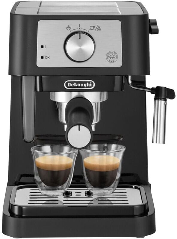 Delonghi - Stilosa Bean to Cup Manual Coffee Machine, Silver