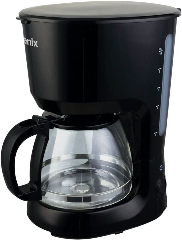 Igenix - Filter Coffee Machine, 10 Cup Carafe, Black - IG8127
